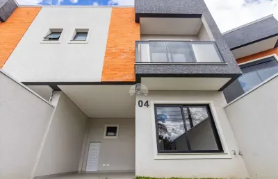 Casa em condomínio fechado com 3 quartos à venda na rua doutor bley zornig, 3865, boqueirão, curitiba, 100 m2 por r$ 665.000
