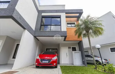 Casa em condomínio fechado com 3 quartos à venda na rua doutor bley zornig, 3865, boqueirão, curitiba, 114 m2 por r$ 760.000