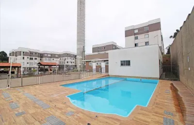 Apartamento com 2 quartos para alugar na rua reinaldo gadens, 210, jardim iruama, campo largo, 41 m2 por r$ 650