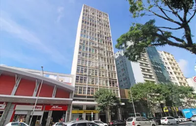 Kitnet / stúdio para alugar na rua marechal deodoro, 252, centro, curitiba, 35 m2 por r$ 1.600