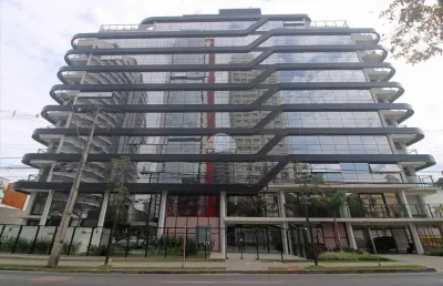 Apartamento com 1 quarto para alugar na rua campos sales, 329, juvevê, curitiba, 32 m2 por r$ 2.500