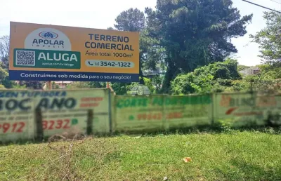 Terreno comercial para alugar na rua raphael papa, 119, jardim social, curitiba, 1000 m2 por r$ 5.500