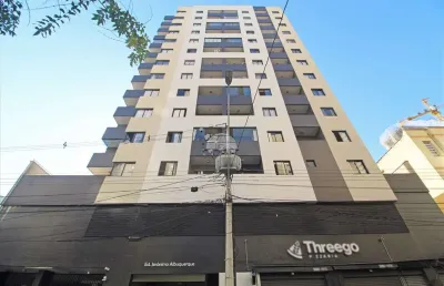 Apartamento com 1 quarto para alugar na rua francisco torres, 143, centro, curitiba, 31 m2 por r$ 2.400