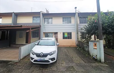 Casa em condomínio fechado com 3 quartos para alugar na rua francisco derosso, 6275, alto boqueirão, curitiba, 76 m2 por r$ 1.950