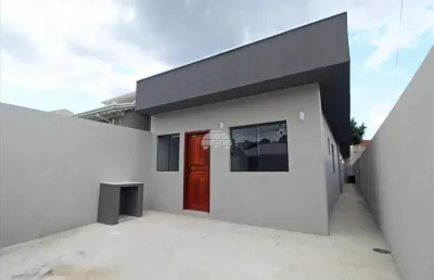 Casa com 3 quartos para alugar na rua josé cetnarowski, 445, cachoeira, araucária, 70 m2 por r$ 1.800