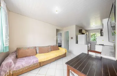 Casa em condomínio fechado com 2 quartos à venda na rua antônio gabardo júnior, 127, águas claras, campo largo, 43 m2 por r$ 240.000
