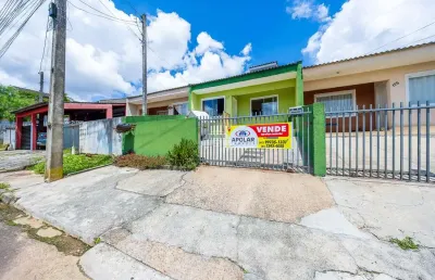 Casa com 2 quartos à venda na rua naftali, 111, cristo rei, campo largo, 60 m2 por r$ 220.000