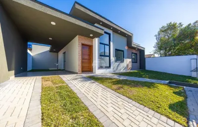 Casa com 3 quartos à venda na rua maria aparecida de oliveira, 858, loteamento são gerônimo, campo largo, 185 m2 por r$ 570.000
