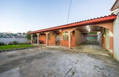 Casa com 4 quartos à venda na rua ernesto carlos zoppo, 750, jardim keli cristina, campo largo, 140 m2 por r$ 380.000