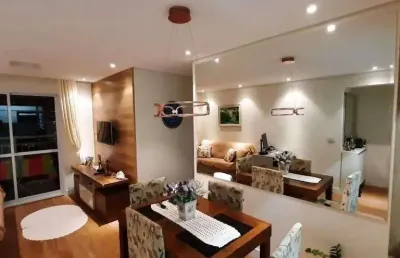 Apartamento com 3 dormitórios à venda, 71 m² por r$ 750.000,00 - condomínio parque da lagoa - barueri/sp