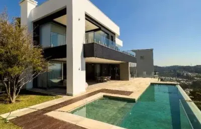 Casa com 5 dormitórios para alugar, 820 m² por r$ 73.000,00/mês - paiol velho - santana de parnaíba/sp