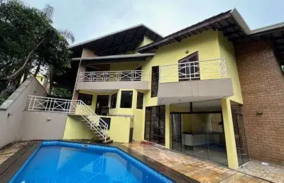 Casa com 4 dormitórios para alugar, 350 m² por r$ 9.498,00/mês - tarumã - santana de parnaíba/sp