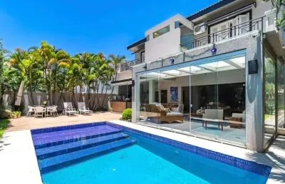 Casa com 4 dormitórios para alugar, 420 m² por r$ 35.000/mês - alphaville - santana de parnaíba/sp
