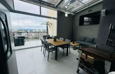Cobertura com 2 dormitórios à venda, 160 m² por r$ 1.790.000,00 - jardim tupanci - barueri/sp