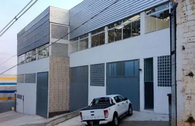 Galpão para alugar, 1100 m² por r$ 25.000/mês - recanto sombra do ipê - santana de parnaíba/sp