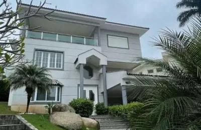 Casa com 5 dormitórios para alugar, 570 m² por r$ 21.000,00/mês -  alphaville - santana de parnaíba/sp