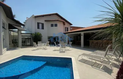 Sobrado com 3 dormitórios à venda, 570 m² por r$ 3.500.000,00 - são paulo ii - cotia/sp
