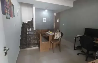 Sobrado com 2 dormitórios à venda, 90 m² por r$ 298.000,00 - jardim são joão - jandira/sp