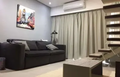 Apartamento duplex com 1 dormitório à venda, 55 m² por r$ 560.000,00 - bethaville - barueri/sp
