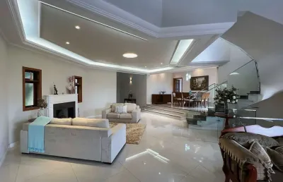Sobrado com 4 dormitórios à venda, 697 m² por r$ 3.100.000,00 - jardim passárgada i - cotia/sp