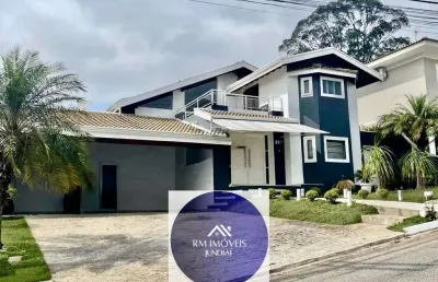 Casa em condomínio fechado com 4 quartos para alugar na alameda terra azul, 900, jundiaí mirim, jundiaí, 714 m2 por r$ 15.800