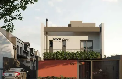 Triplex novo no bairro abranches com 170m², 3 dormitórios ( sendo 1 suíte ) e 3 vagas - abranches - curitiba - pr