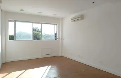 Sala comercial com vaga de garagem para locação, com 27 m², por r$ 1.050,00/mês - hugo lange - curitiba/pr.