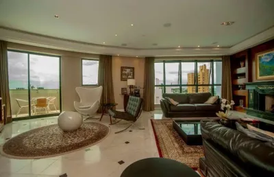 Apartamento luxuoso no bairro ecoville com 360m², 4 dormitórios ( todos suítes ) e 4 vagas - mossungue - curitiba - pr