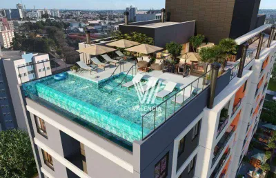 Door 7710 | 2 dorm | suíte | vaga | 55 m² priv | portão - curitiba/pr