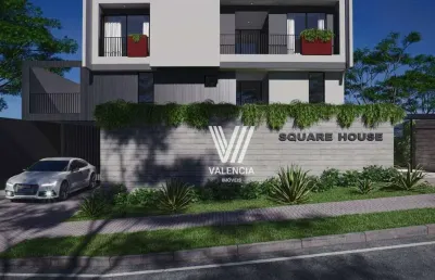 Res. square house | 2 dorm | vaga | 40 m² priv | água verde - curitiba/pr