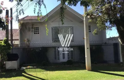 Sobrado 2 lotes | 6 dorm | 3 suítes | 12 vagas | 450 m² priv | santa quitéria - curitiba/pr