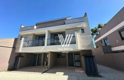 Sobrado em condominio | 3 dorms | 145m² priv | 2 vagas | jardim das americas - curitiba/pr