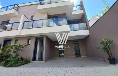 Sobrado em condominio | 3 suites | 145m² priv | 2 vagas | jardim das americas - curitiba/pr