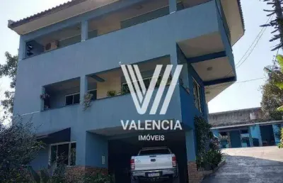 Sobrado de rua  | 4dorms | 4 vagas | 450m² | santa fé - campina grande do sul/pr