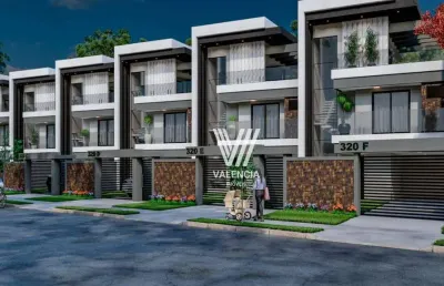 Sobrado triplex 4 | 3 suites | 203m² | 3 vagas | centro - pinhais/pr