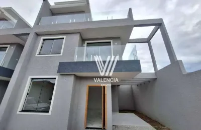 Sobrado em condominio | 3 dorms | 2 vagas | 100m² | pinheirinho - curitiba/pr