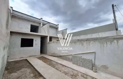 Sobrado de rua | 3 dorms | 1 vaga | 64m² | campo do santana - curitiba/pr