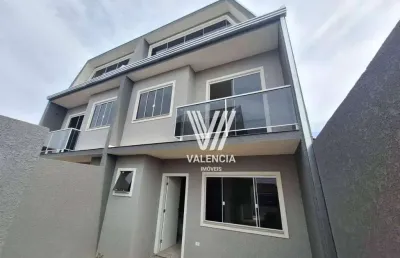 Sobrado de rua | 3 dorms | 3 vagas | 134m² | fazendinha - curitiba/pr