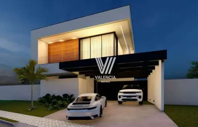 Sobrado em condominio | 4 suites | 5 vagas | 284m² | aviação - sjp/pr