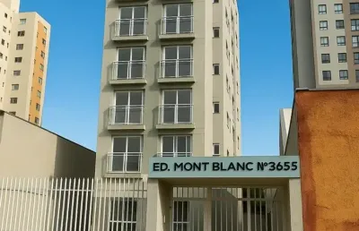 Ed. mont blanc | 1 dorm | portão | 33,5m² priv | curitiba/pr