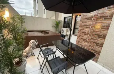 Ap. garden | mobiliado | 98m²priv | boqueirão - curitiba