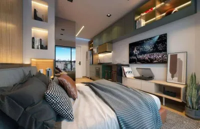 Studio à venda, 19 m² por r$ 299.420,00 - centro - curitiba/pr