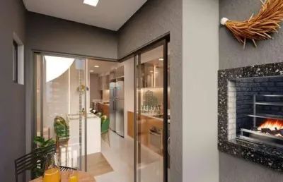 Apartamento com 2 dormitórios com suíte à venda, 48 m² por r$ 402.680 - novo mundo - curitiba/pr