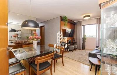 Apartamento com 3 dormitórios com suíte à venda, 70 m² por r$ 599.000 - bacacheri - curitiba/pr
