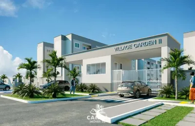 Apartamentos à venda em araçagy - cond. village garden ii - 2 quartos - varanda