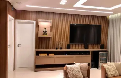 Apartamento de alto padrão à venda em ponta d'areia - 3 suítes - vista mar
