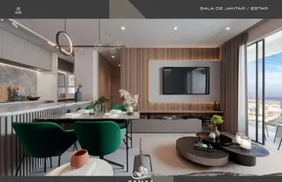 Apartamento à venda em ponta d'areia connect peninsula - 2 suítes - 70m²