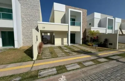 Casa duplex em condomínio à venda no araçagy - praia do meio - 3 suítes