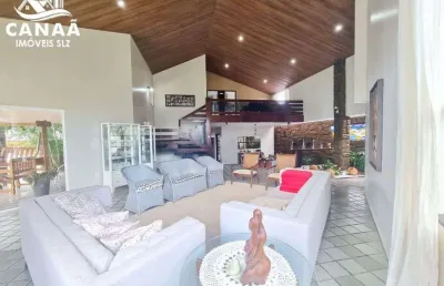 Exuberante casa mansão à venda em turu - 4 suítes - lazer privativo -