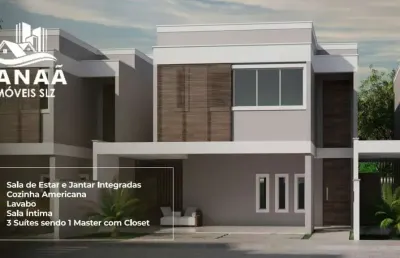 Casa duplex em condomínio à venda no alto do calhau - prime cohama - 3 suítes